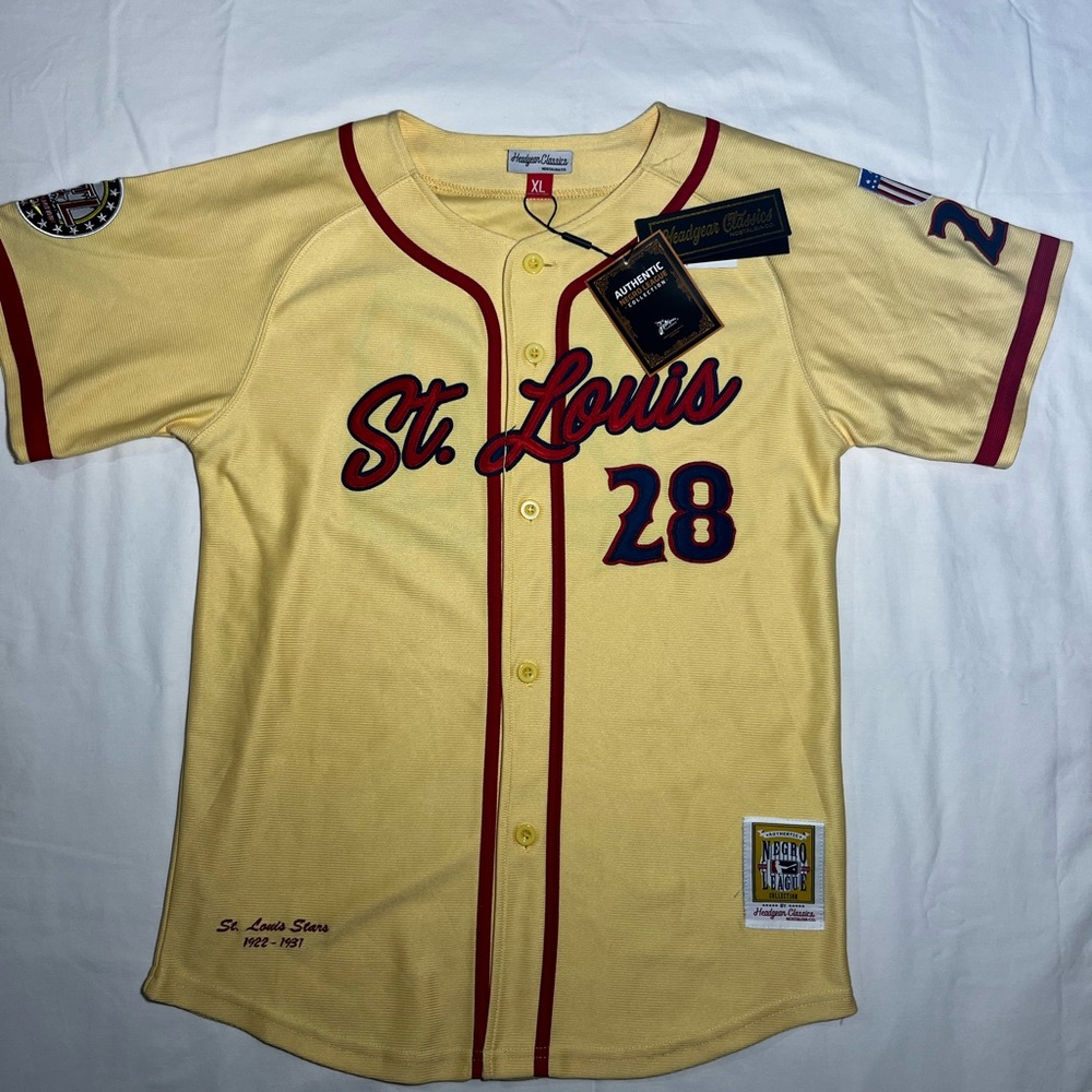 Mitchell & Ness St. Louis Cream Baseball Jersey